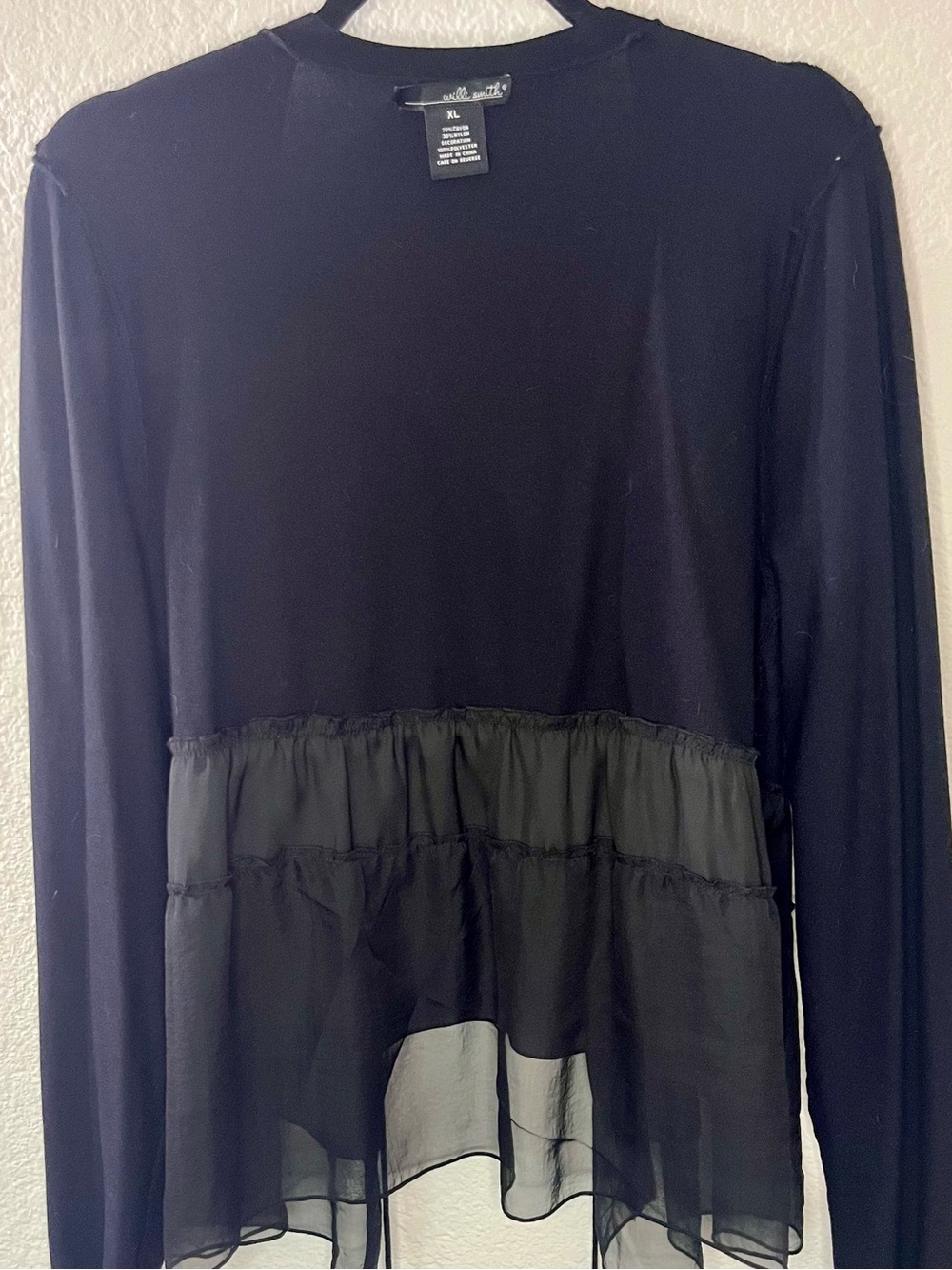 Willi Smith Ruffled Cardigan - Picture 11 of 11